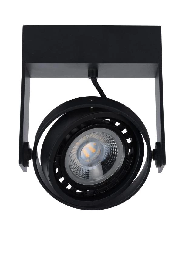Lucide GRIFFON - Plafondspot - LED Dim to warm - GU10 - 1x12W 2200K/3000K - Zwart - uit